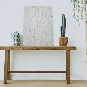 Muschel Acryl Bild Struktur Strukturpaste modern Scandi Style Wohnzimmer zu verkaufen