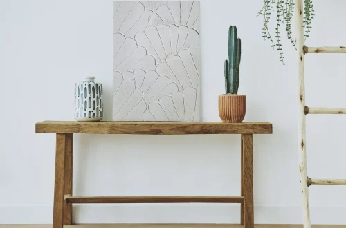 Muschel Acryl Bild Struktur Strukturpaste modern Scandi Style Wohnzimmer zu verkaufen
