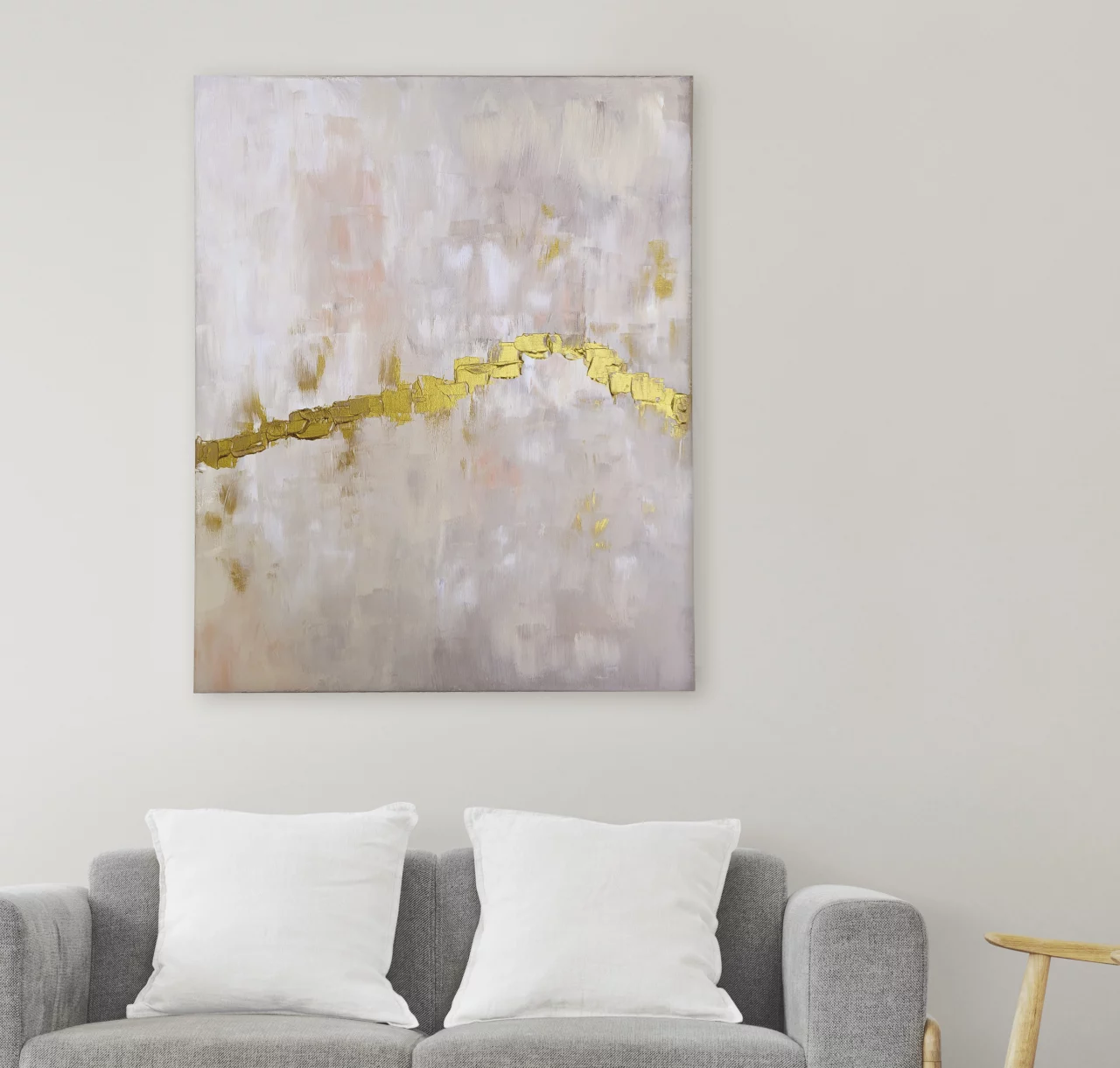 Acrylbild "Golden Path"
