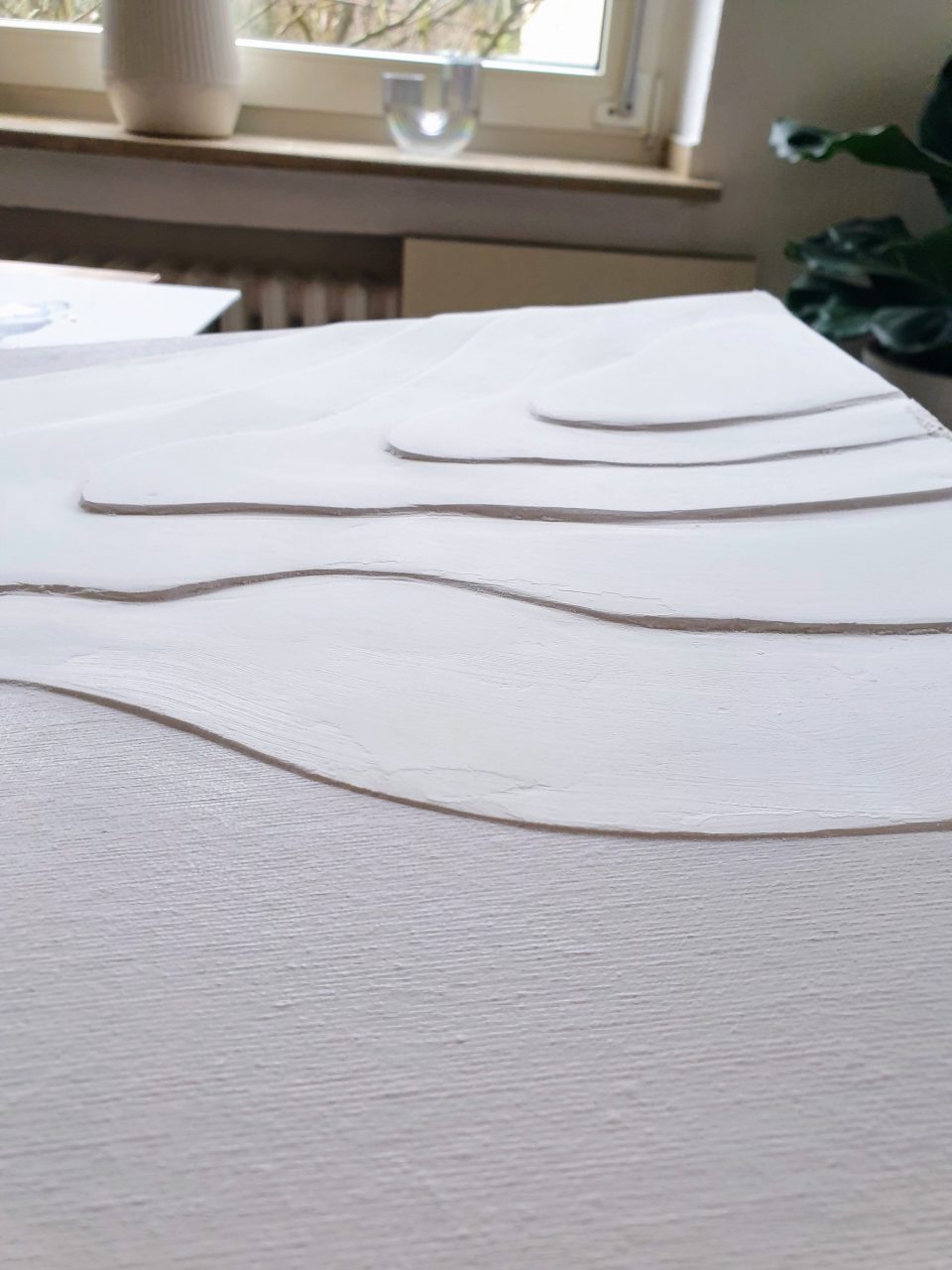 Strukturbild "Wave after Wave" Taupe Beige
