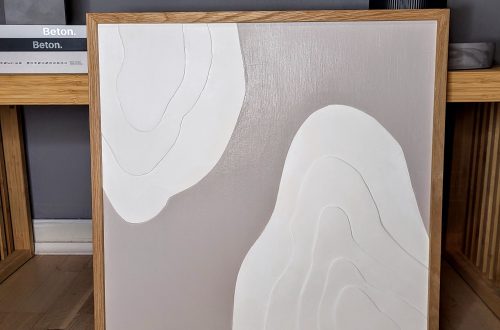 Strukturbild "Wave after Wave" Taupe Beige